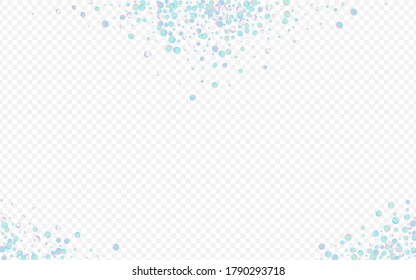 Unicorn Shine Independence Transparent Background. Holographic Carnaval Round Banner. Flying Postcard. Multicolored Carnival Background.