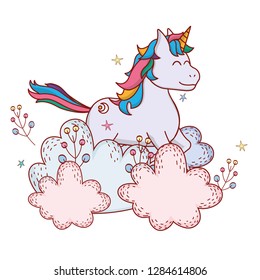 unicorn with shrubbery