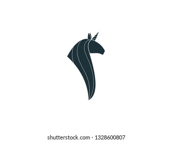 unicorn silhouette concept