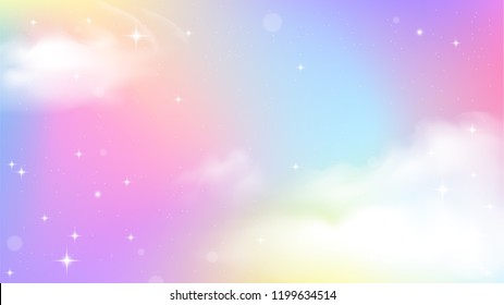 Unicorn Sky Colorful Gradient Unicorn Gradient background colorful. Sky unicorn Vector gradient Illustrator EPS10.