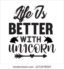 Unicorn svg cut file design for t-shirt, cards, frame artwork, phome cases, bags, mugs, stickers, tumblers, print etc.