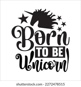 Unicorn svg cut file design for t-shirt, cards, frame artwork, phome cases, bags, mugs, stickers, tumblers, print etc.