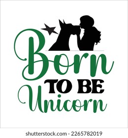 Unicorn svg design cut file