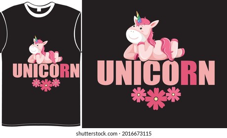 Unicorn SVG Vectors T shirt Design For Women