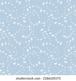 Unicorn Swirl Vector Seamless Pattern