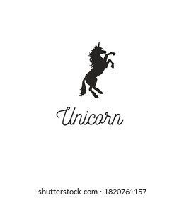 Unicorn symbol 
 . Vector   illustration 