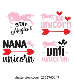 Unicorn T Shirt Design Bundle