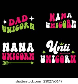 Unicorn T Shirt Design Bundle