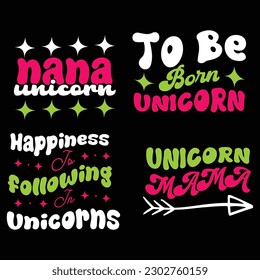 Unicorn T Shirt Design Bundle