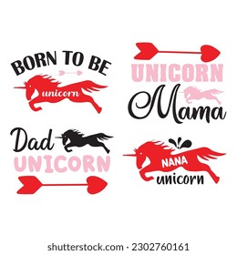Unicorn T Shirt Design Bundle