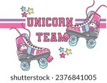 unicorn team roller star sweet dream