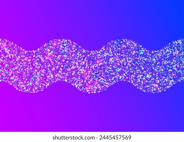 Unicorn Tinsel. Glare Surprise Template. Transparent Confetti. Cristal Design. Modern Dust. Purple Light Serpentine. Laser Pattern. Hologram Glitter. Pink Unicorn Tinsel