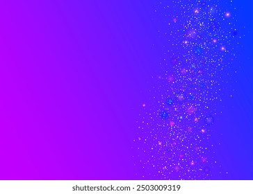 Unicorn Tinsel. Glare Texture. 3d Colourful Backdrop. Hologram Confetti. Rainbow Serpentine. Digital Ribbon. Purple Happy Paper. Cristal Banner. Blue Unicorn Tinsel