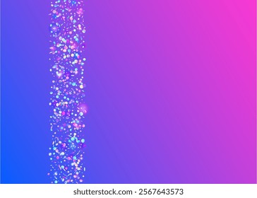 Unicorn Tinsel. Neon Paper. Cristal Design. Happy Surprise Cristals. Digital Dust. Blue Disco Background. Laser Texture. Holographic Glitter. Purple Unicorn Tinsel