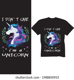 Unicorn T-shirt Design unicorn design