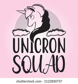 Unicorn t-shirt design And Typography Design
