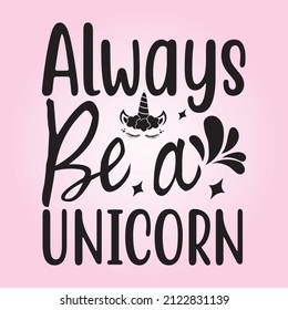 Unicorn t-shirt design And Typography Design