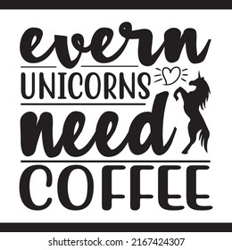 Unicorn t-shirt design And Typography Design