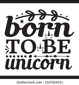 Unicorn t-shirt design And Typography Design