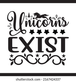 Unicorn t-shirt design And Typography Design