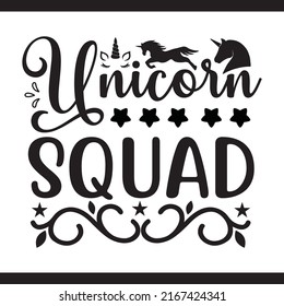 Unicorn t-shirt design And Typography Design