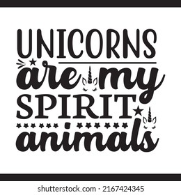 Unicorn t-shirt design And Typography Design