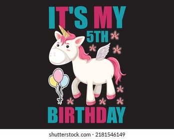 Unicorn t-shirt design vector file