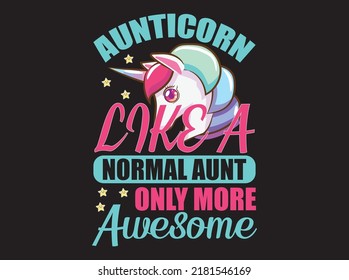 Unicorn t-shirt design vector file