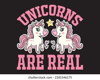 Unicorn t-shirt design vector file