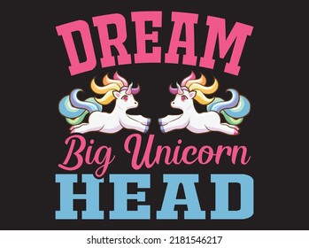 Unicorn t-shirt design vector file