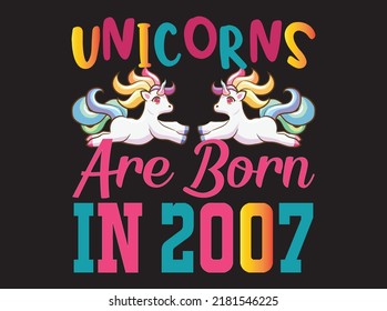 Unicorn t-shirt design vector file