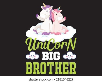 Unicorn t-shirt design vector file