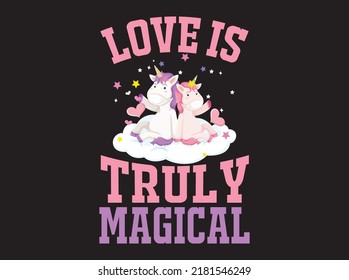 Unicorn t-shirt design vector file