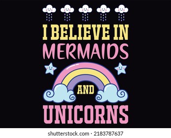 Unicorn t-shirt design vector file