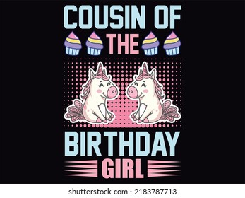 Unicorn t-shirt design vector file