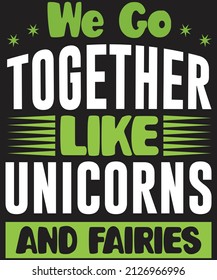 Unicorn T-shirt Design Vector For Graphic