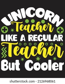 Unicorn T-shirt Design Vector For Graphics