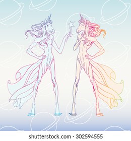 Unicorn Twins