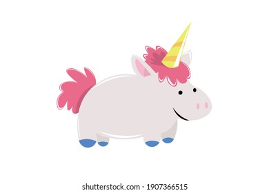 Unicorn Vector with Adorable Bangs