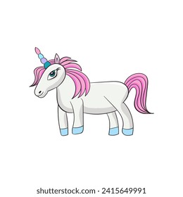unicorn vector art illustration design