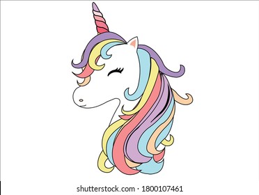 unicorn vector design hand drawn positive. vector illustration design for fashion graphics, t shirt prints, posters etc
stationery,mug,t shirt,phone case  fashion style trend spring summer print 