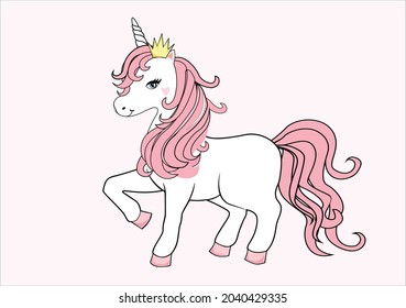 unicorn vector design hand drawn positive. vector illustration design for fashion graphics, t shirt prints, posters etc
stationery,mug,t shirt,phone case  fashion style trend spring summer print