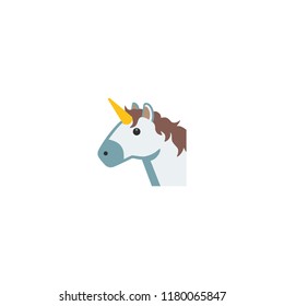 Unicorn vector flat illustration