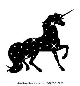unicorn vector graphic clipart design