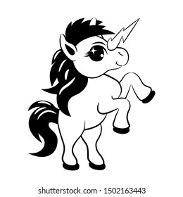 unicorn vector graphic clipart design