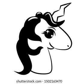unicorn vector graphic clipart design