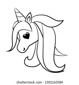 unicorn vector graphic clipart design
