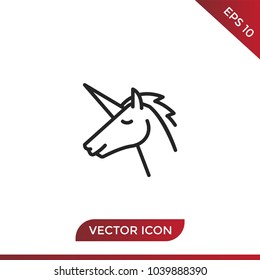 Unicorn vector icon