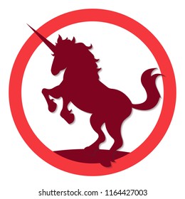
Unicorn. Vector illustration