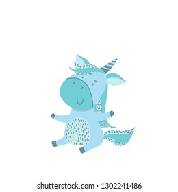 unicorn vector illustration